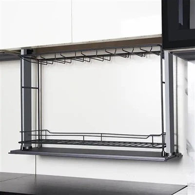 Aliuminio lydinio vyno stiklo laikymo lentyna